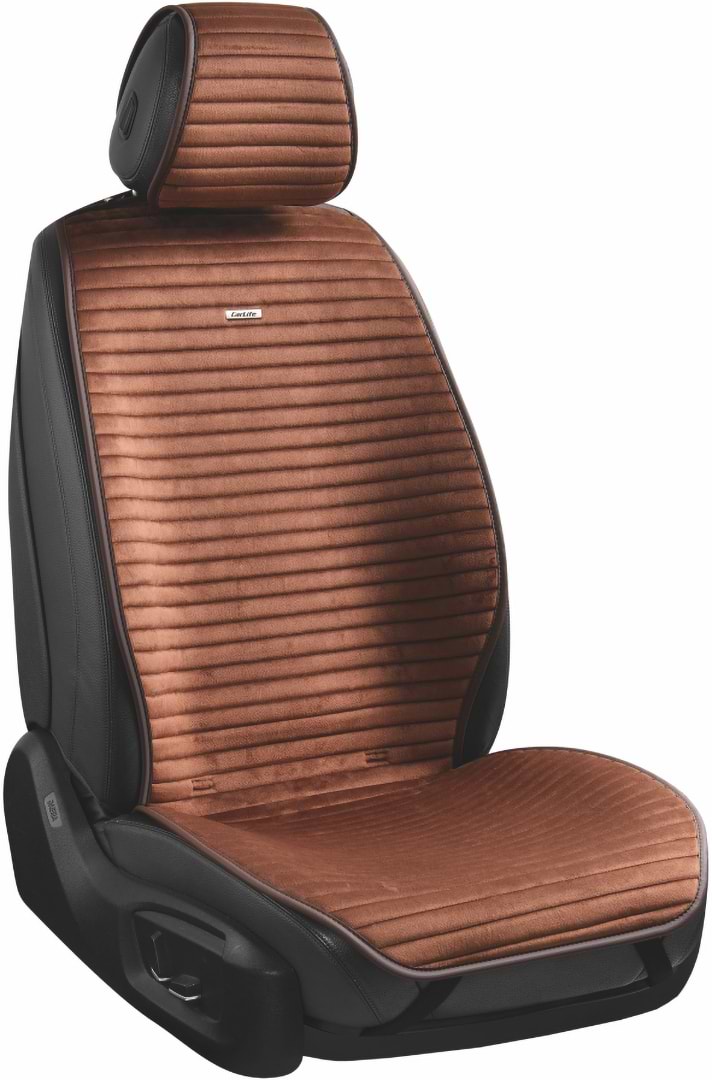 Комплект накидок на сидіння автомобіля CarLife Sport coffee (SC10404)