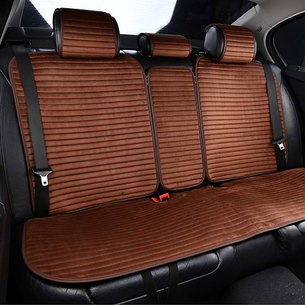 Фото - Комплект накидок на сидіння автомобіля CarLife Sport coffee (SC10404)