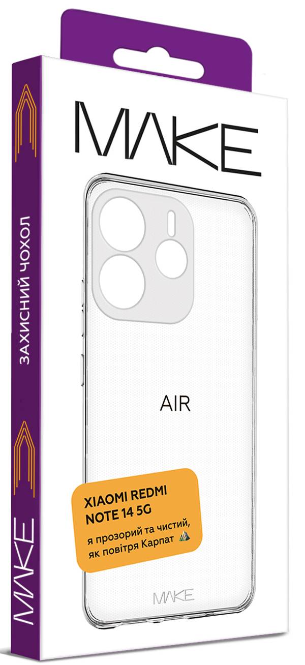 Фото - Чехол для смартфона MAKE Air Xiaomi Redmi Note 14 5G (MCA-XRN145G)