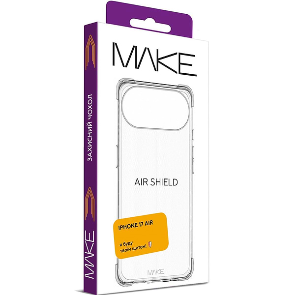 Фото - Чехол для смартфона MAKE AirShield for Apple iPhone 17 Air (MCAS-AI17A)