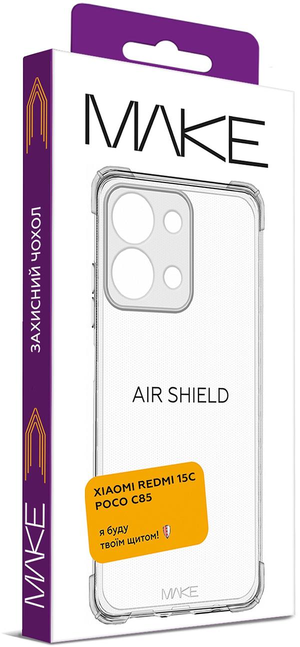 Фото - Чехол для смартфона MAKE AirShield for Xiaomi Redmi 15C/Poco C85 (MCAS-XR15C)