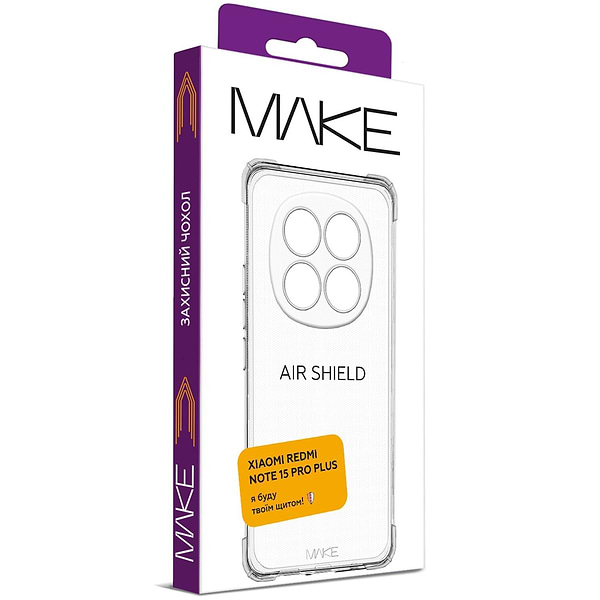 Фото - Чехол для смартфона MAKE AirShield for Xiaomi Redmi Note 15 Pro+  (MCAS-XRN15PP)