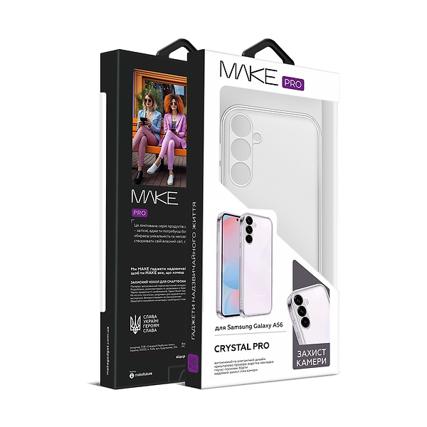Фото - Чехол для смартфона MAKE Crystal Pro Samsung A56 (MCC-SA56)