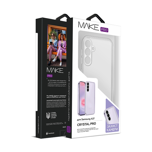 Фото - Чохол для смартфону MAKE Crystal Pro for Samsung A37  (MCC-SA37)