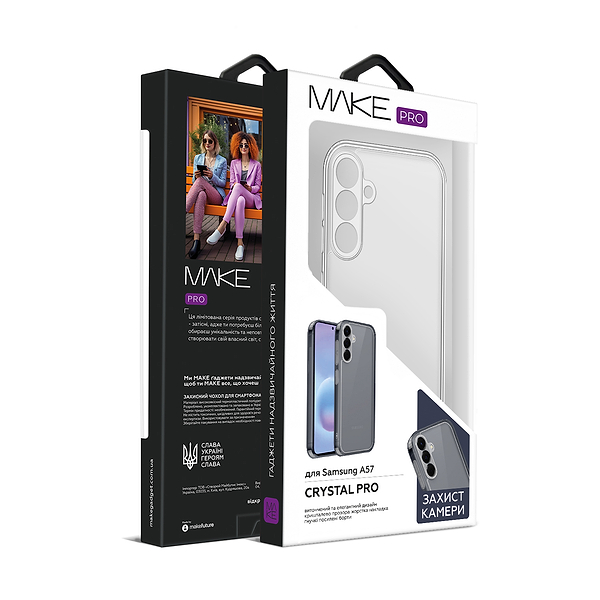 Фото - Чохол для смартфону MAKE Crystal Pro for Samsung A57  (MCC-SA57)