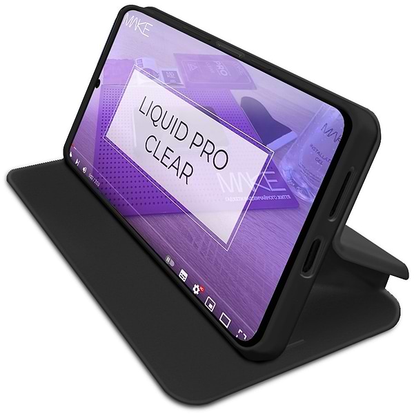 Фото - Чехол для смартфона MAKE Flip for Infinix Hot 60i, Black (MCP-IH60I)