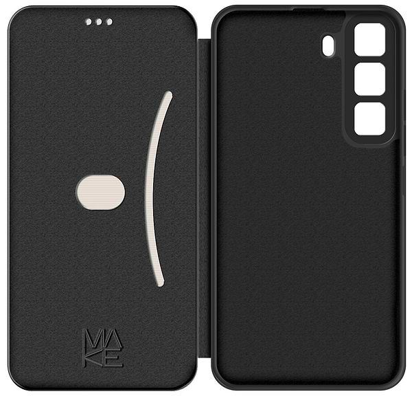 Фото - Чехол для смартфона MAKE Flip for Infinix Hot 60i, Black (MCP-IH60I)