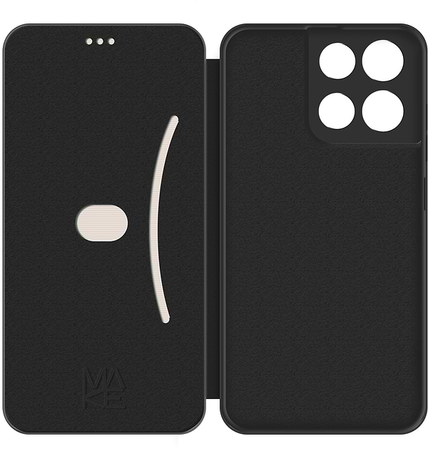 Фото - Чехол для смартфона MAKE Flip for Motorola G57/G57 Power, Black (MCP-MG57/G57PBK)