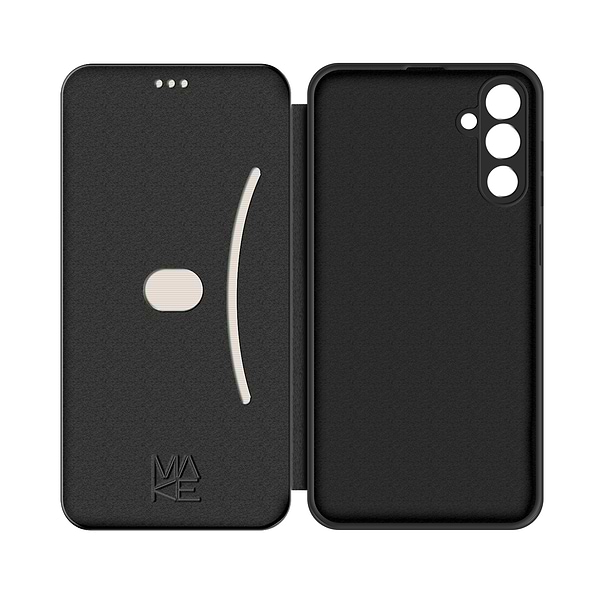 Фото - Чехол для смартфона MAKE Flip for Samsung A17, Black (MCP-SA17BK)