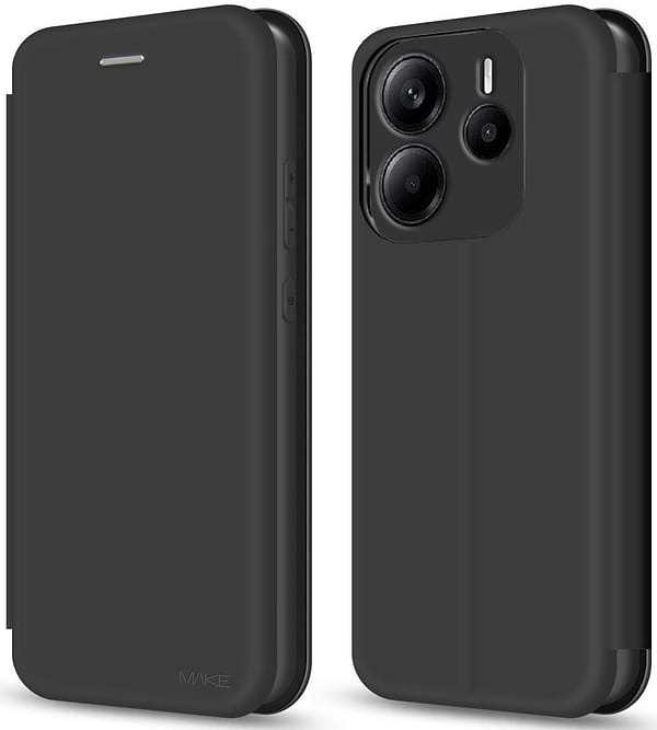 Фото - Чохол для смартфону MAKE Xiaomi Redmi Note 14 5G Flip Midnight Black (MCP-XRN145G)