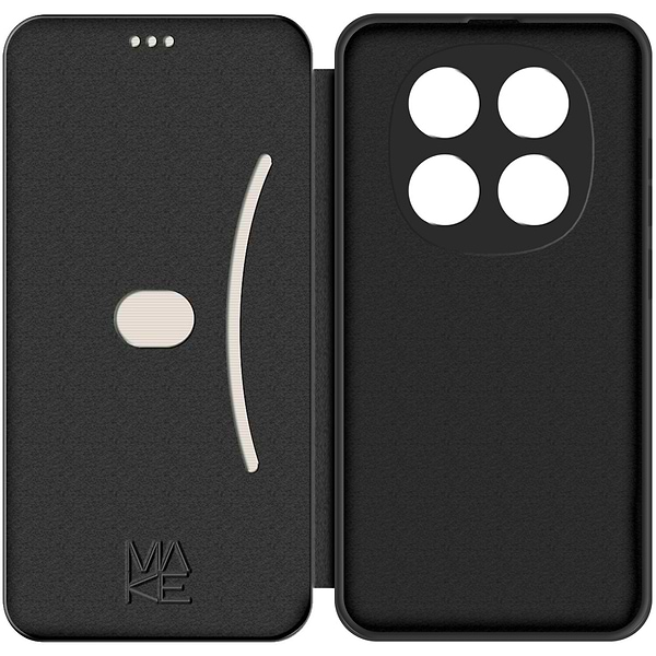 Фото - Чохол для смартфону MAKE Flip Xiaomi Redmi Note 14 Pro+ Black (MCP-XRN14PP)