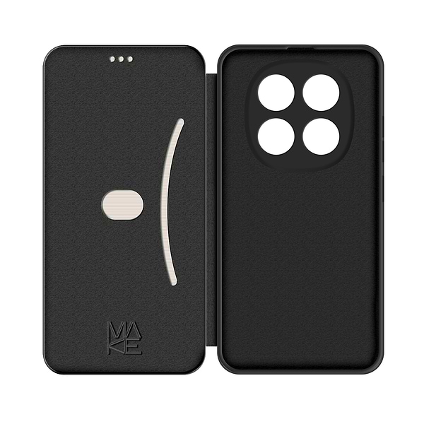 Фото - Чехол для смартфона MAKE Flip for Xiaomi Redmi Note 15, Black (MCP-XRN15BK)