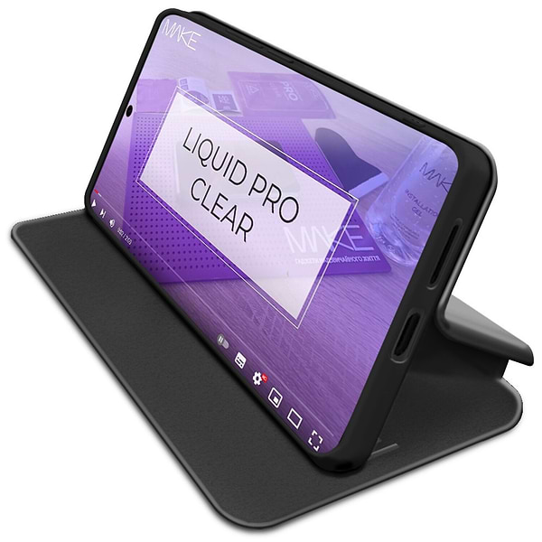 Фото - Чехол для смартфона MAKE Flip for Xiaomi Redmi Note 15 Pro, Black 4G (MCP-XRN15PBK)