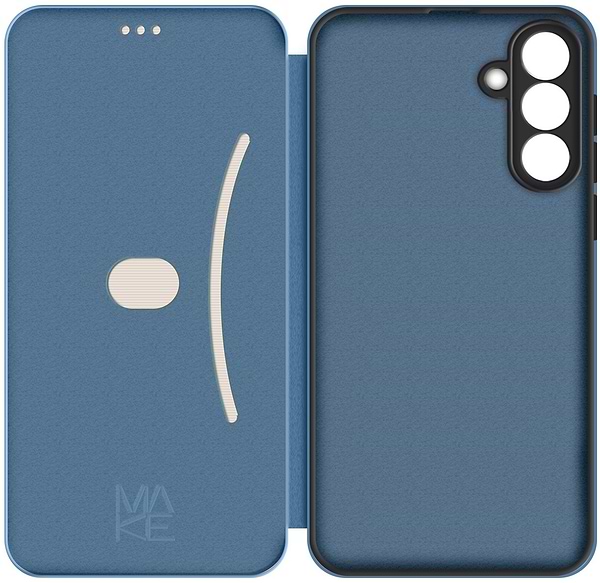 Фото - Чехол для смартфона MAKE Flip for Samsung A37, Blue (MCP-SA37BL)