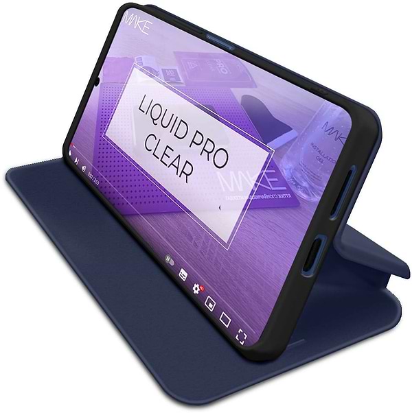 Фото - Чохол для смартфону MAKE Flip Samsung M35 Dark Blue (MCP-SM35DB)