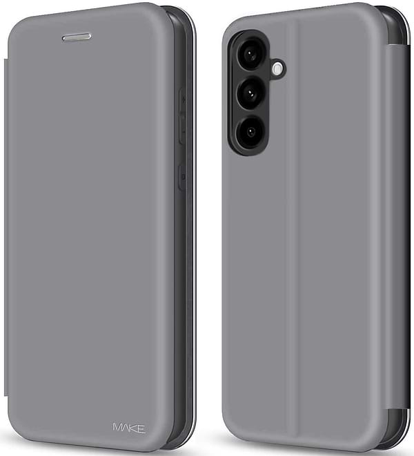 Фото - Чехол для смартфона MAKE Samsung A56 Flip Grey (MCP-SA56GR)