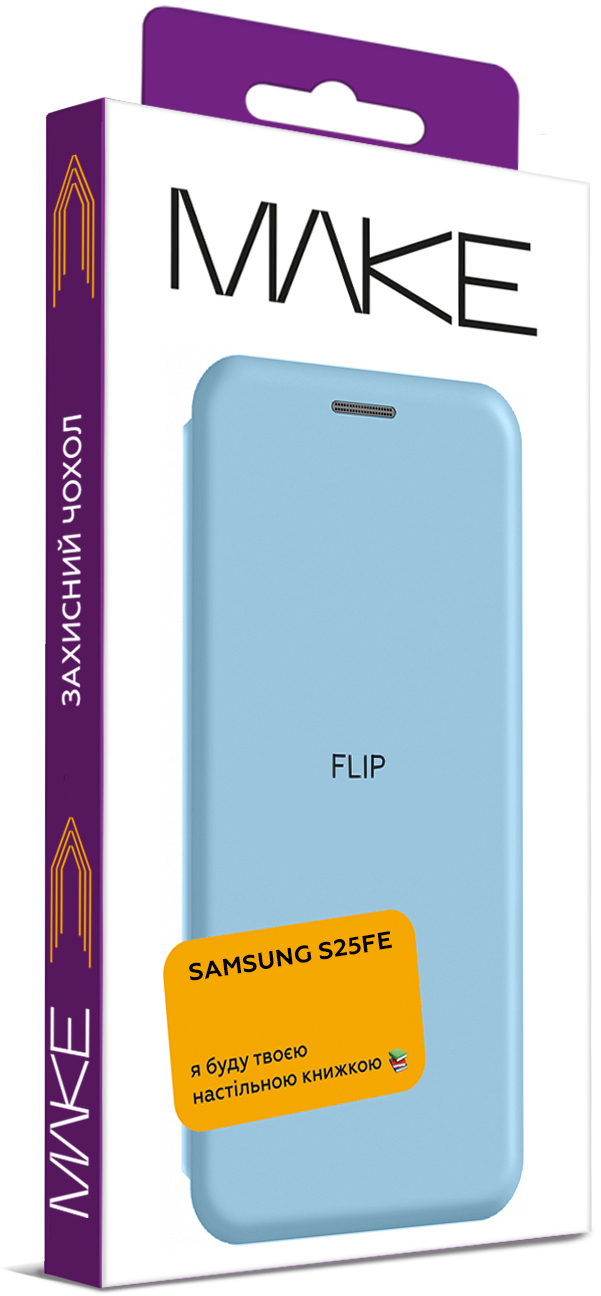 Фото - Чехол для смартфона MAKE Flip for Samsung S25 FE, Ice Blue (MCP-SS25FEIB)
