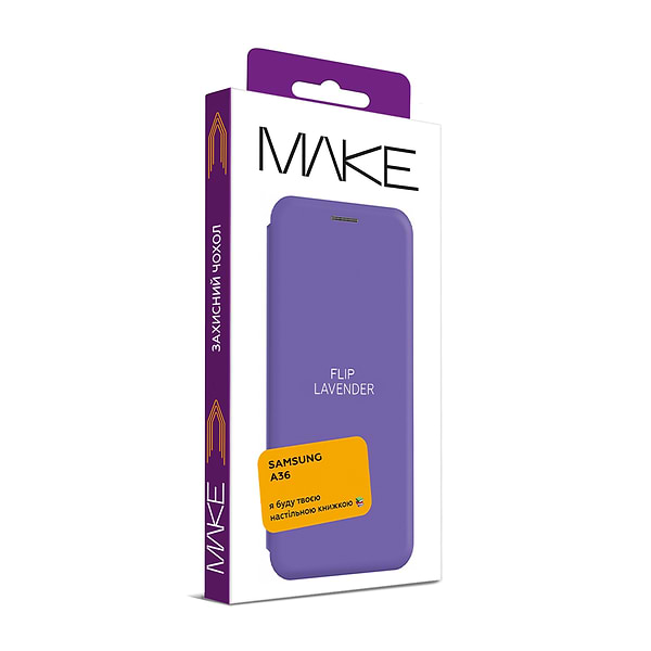 Фото - Чехол для смартфона MAKE Samsung A36 Flip Lavender (MCP-SA36LR)