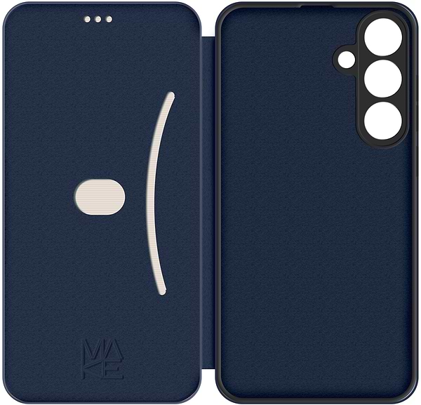 Фото - Чохол для смартфону MAKE Flip for Samsung S25 FE,  Navy (MCP-SS25FENV)