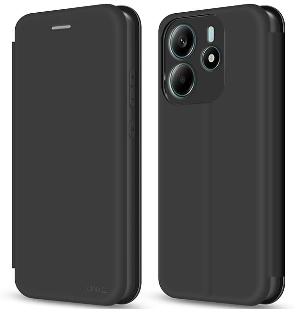 Фото - Чохол для смартфону MAKE Flip for Xiaomi Redmi Note 14 4G Black (MCP-XRN144G)