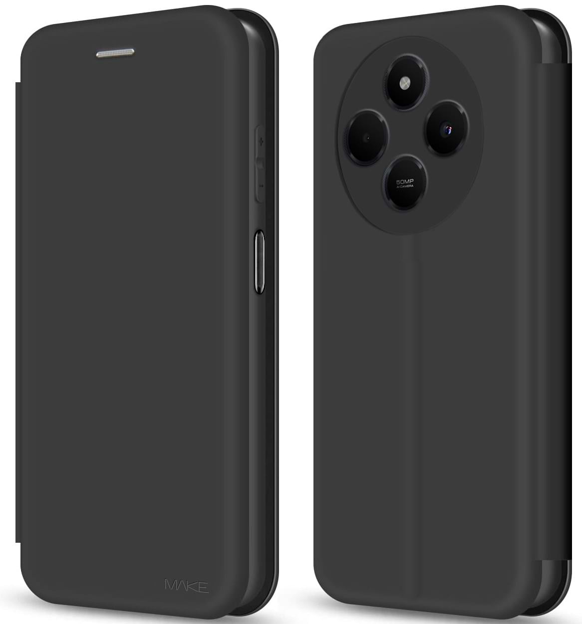 Чохол для смартфону MAKE Flip Xiaomi Redmi 14C/Poco C75 Black (MCP-XR14C/PC75BK) - Фото 1