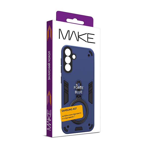 Фото - Чохол для смартфону MAKE Force for Samsung A57, Blue (MCRC-SA57BL)