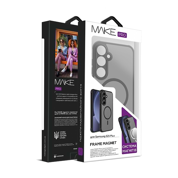 Фото - Чохол для смартфону MAKE Frame Samsung S25 Plus Magnet Pro (MCFM-SS25P)