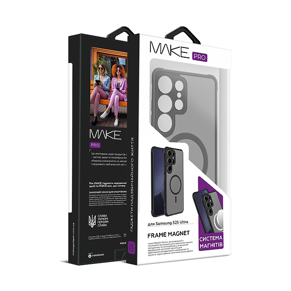 Фото - Чохол для смартфону MAKE Frame Samsung S25 Ultra Magnet Pro (MCFM-SS25U)