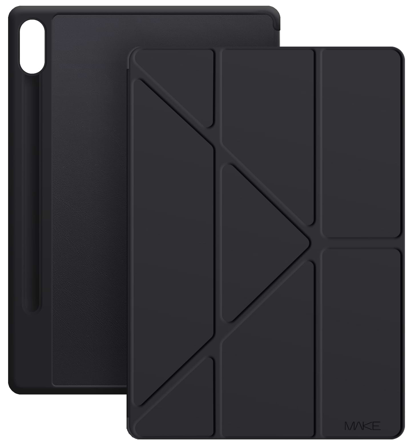 Чохол для планшета MAKE Origami Pen for Samsung Tab S10 Lite/S10 FE, Black (MTCOP-STS10FE/S10LBK) - Фото 1