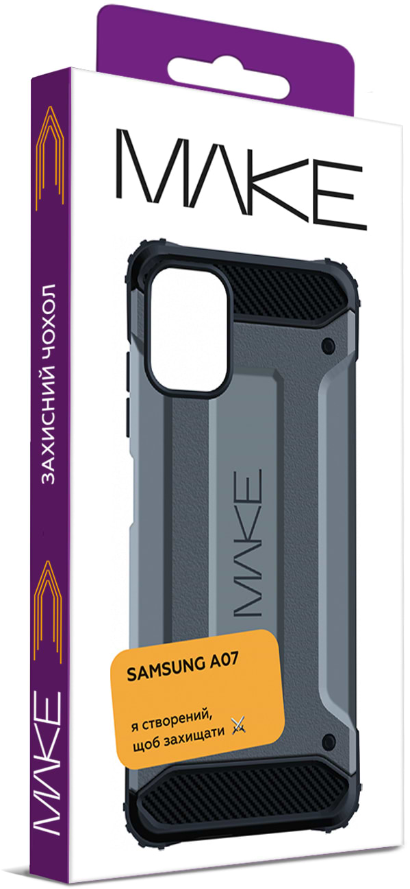 Фото - Чехол для смартфона MAKE Panzer for Samsung A07, Steel Blue (MCN-SA07BL)