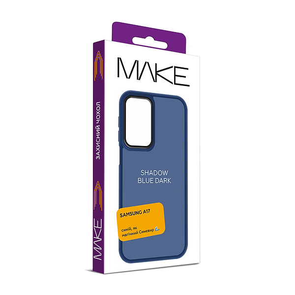 Фото - Чохол для смартфону MAKE Shadow for Samsung A17, Blue Dark (MCSD-SA17BL)