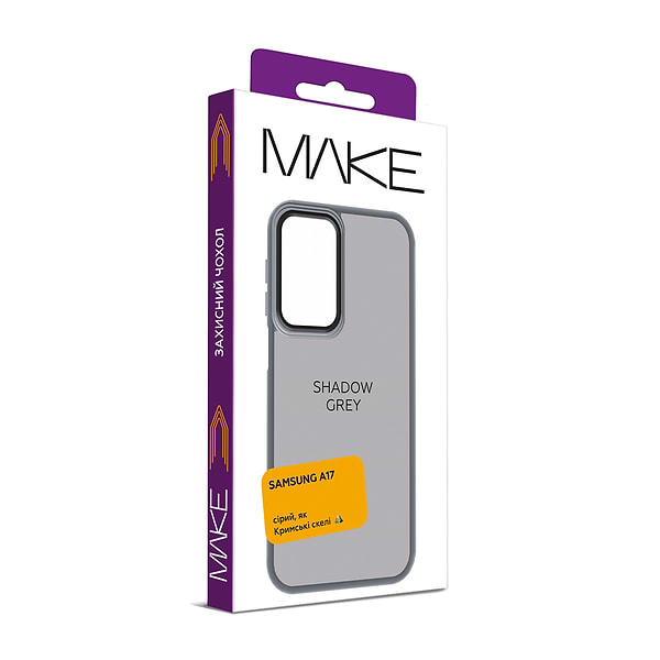 Фото - Чохол для смартфону MAKE Shadow for Samsung A17, Grey (MCSD-SA17GR)