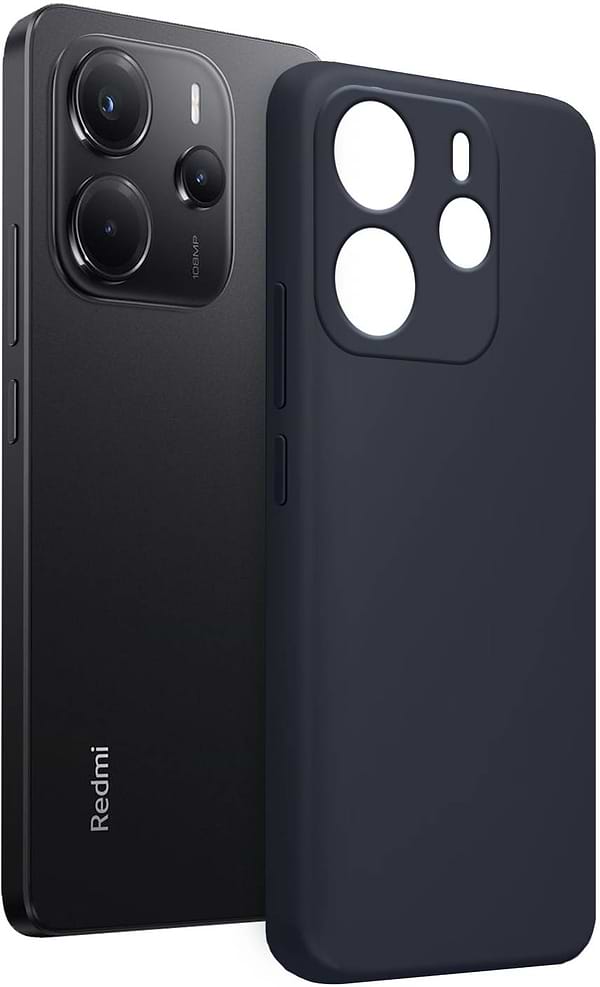 Фото - Уцінка - Чохол для смартфону MAKE Xiaomi Redmi Note 14 4G Silicone Black (MCL-XRN144GBK)