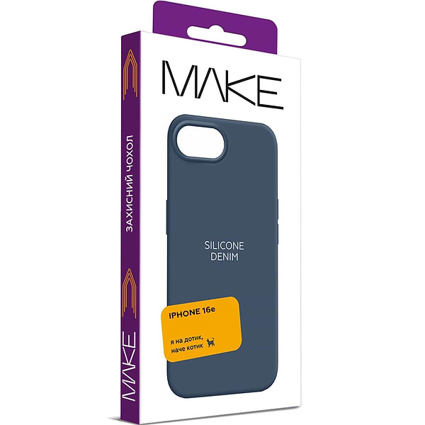 Фото - Чохол для смартфону MAKE Silicone Apple iPhone 16e Denim (MCL-AI16EDN)