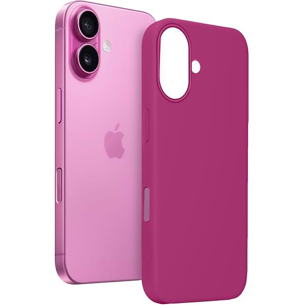 Фото - Чохол для смартфону MAKE Apple iPhone 16 Silicone Magnet Pro Fuchsia (MCLPM-AI16FC)