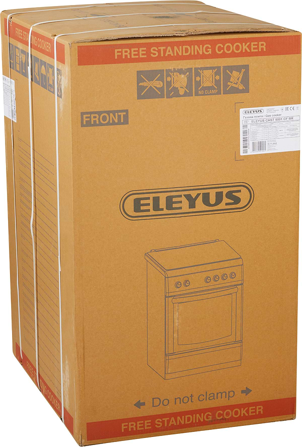 Фото - Плита газовая ELEYUS CAST 5001 CF BL