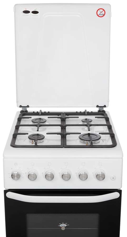 Фото - Плита газова ELEYUS Cast 5001 CF WH