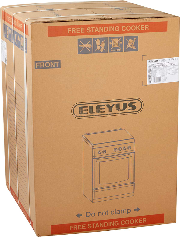 Фото - Плита газовая ELEYUS CAST 6001 CF BL