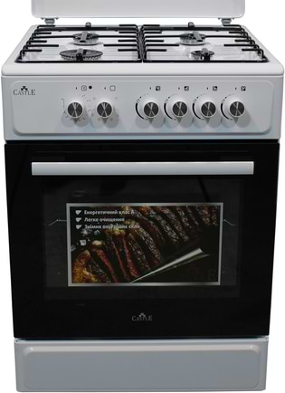 Фото - Плита газова Castle CPG-60W Фото - Плита газова Castle CPG-60W