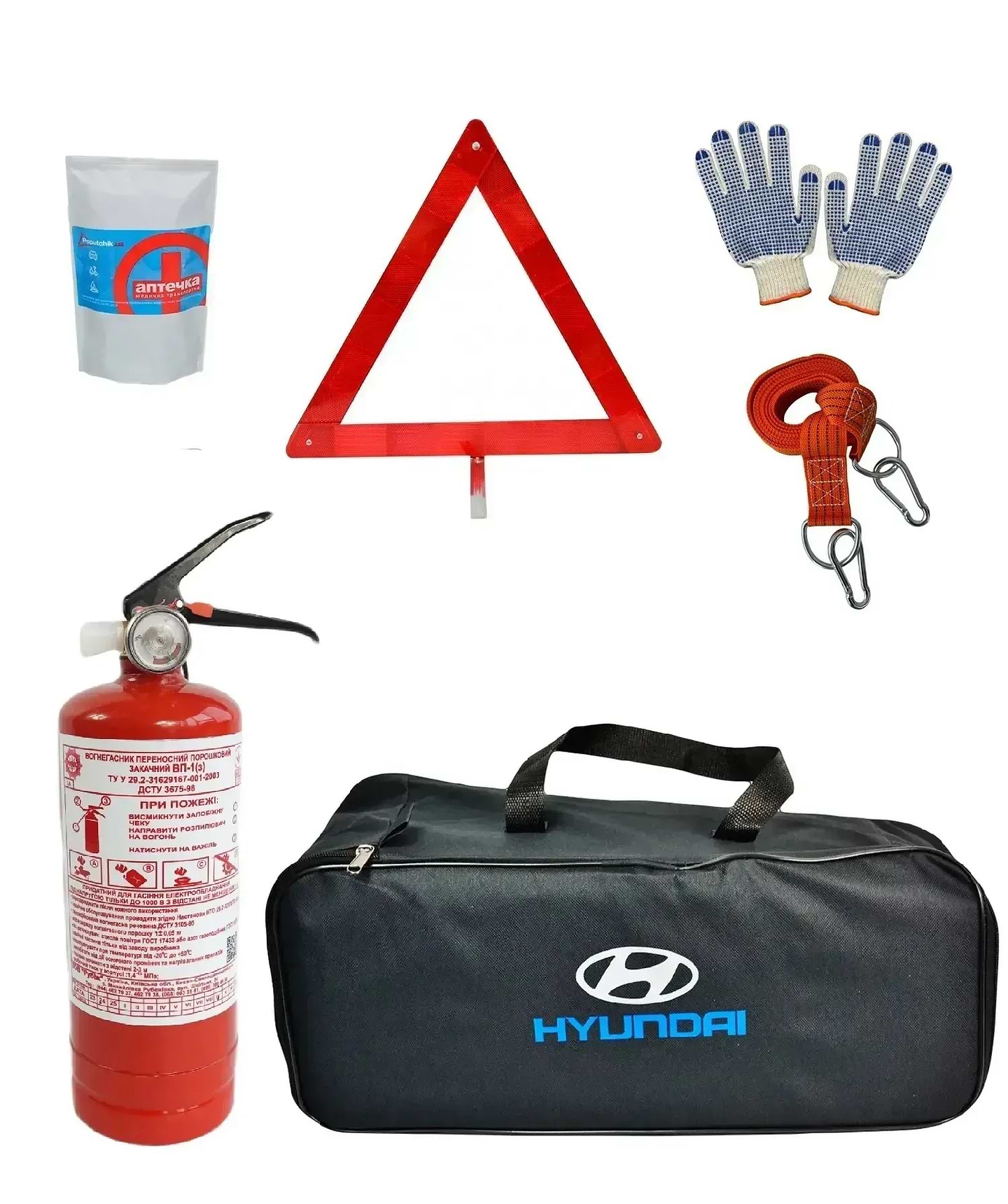 Набір для авто Poputchik Базовий Hyundai Чорна (01-142-IS)