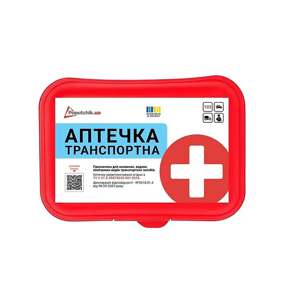 Фото - Набір для авто Poputchik Стандарт міні ОП-2 чорна 2 відділи (01-045)