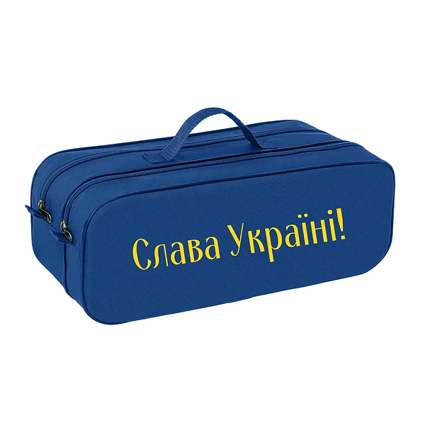 Фото - Набір для авто Poputchik Євростандарт Слава Україні чорна (01-204-IS)