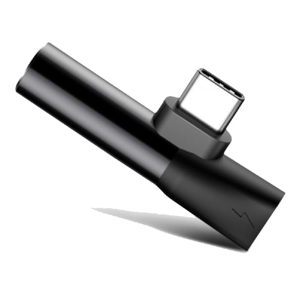 Фото - Переходник аудио Baseus L41 Type-C to Type-C + 3.5mm Black (CATL41-01)