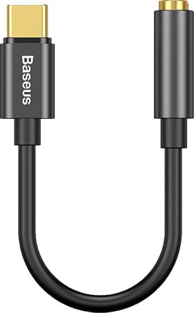 Купити Перехідник аудіо Baseus Type-C Male to 3.5 mm Female Adapter L54 Black (CATL54-01) - Фото 1 Перехідник аудіо Baseus Type-C Male to 3.5 mm Female Adapter L54 Black (CATL54-01) - Фото 1