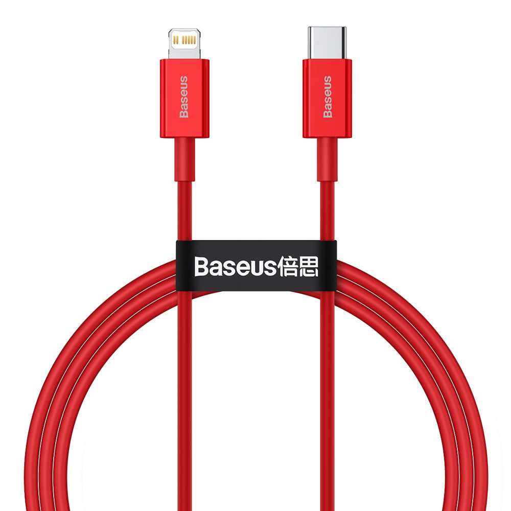 Купити Кабель синхронізації даних Baseus Superior Series Fast Charging Type-C to Lightning PD 20W 1m Red (CATLYS-A09) - Фото 1 Кабель синхронізації даних Baseus Superior Series Fast Charging Type-C to Lightning PD 20W 1m Red (CATLYS-A09) - Фото 1