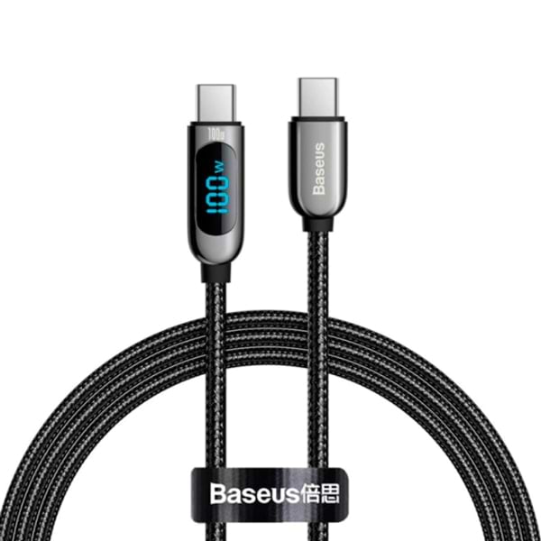 Фото - Переходник Baseus Display Fast Charging USB-C-USB-C 100W 2m Black (CATSK-C01) Фото - Переходник Baseus Display Fast Charging USB-C-USB-C 100W 2m Black (CATSK-C01)