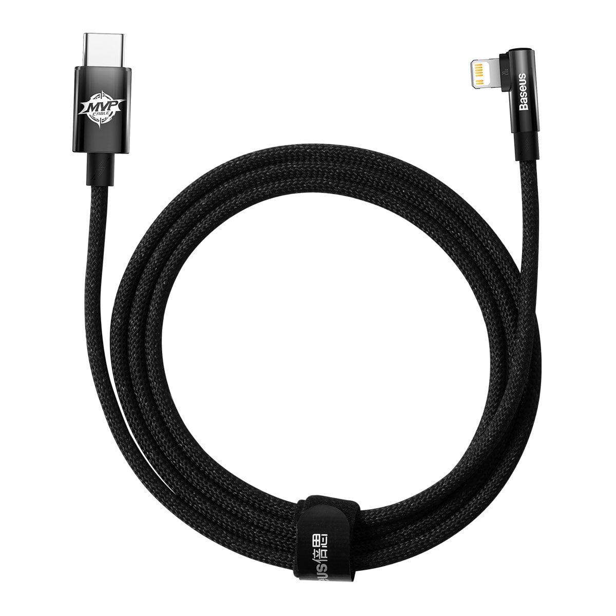 Кабель синхронизации данных Baseus MVP 2 Elbow-shaped Fast Charging Data Cable Type-C to iP 20W 2m Black (CAVP000301)