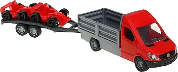 Фото - Автотранспорт Tigres "Mercedes-Benz Sprinter" бортовий з лафетом Червоний (39669)