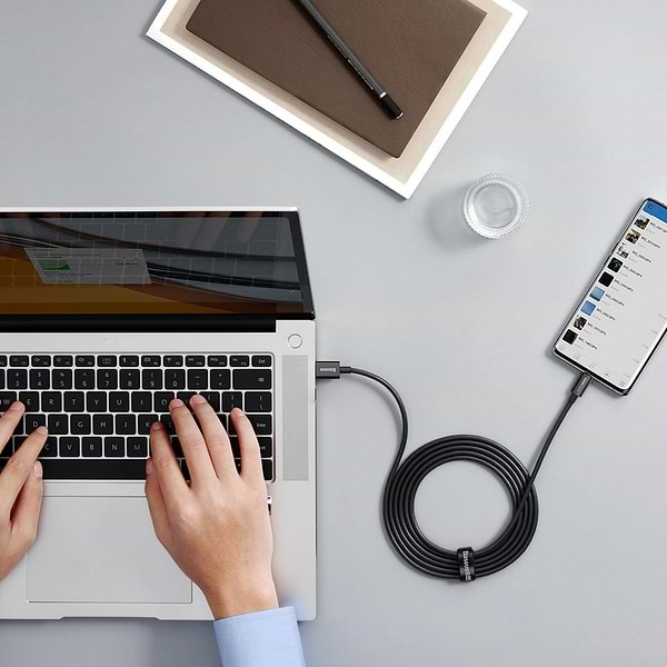Фото - Кабель синхронизации данных Baseus Superior Series Fast Charging Data Cable USB to Type-C 65W SUPERVOOC 2 m Black (CAYS001001)