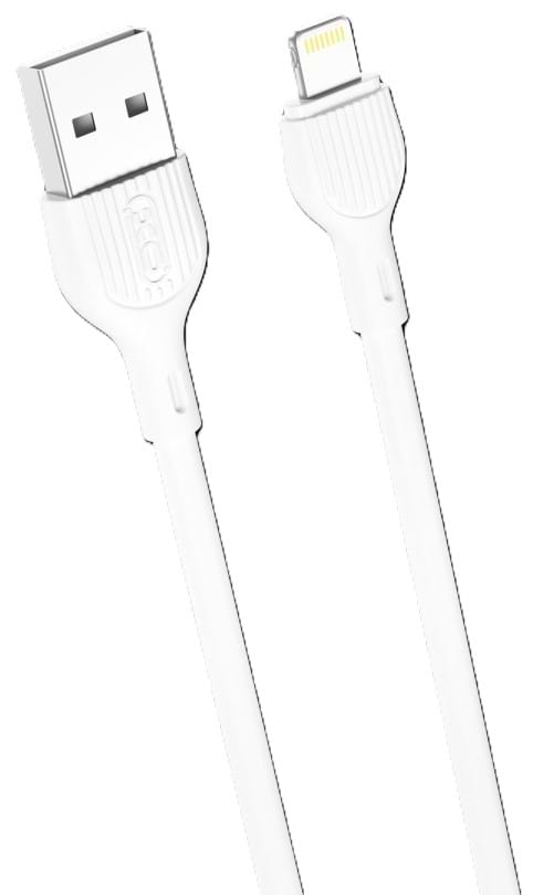 Кабель синхронізації даних XO 2.1A USB Lightning 2m White (CB-200UL)